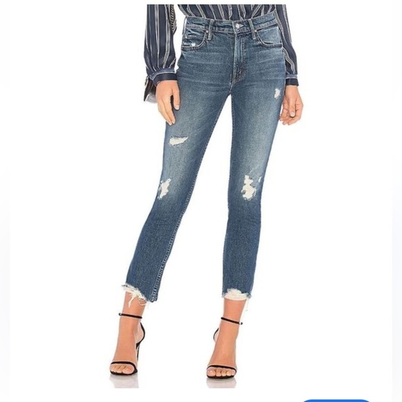 MOTHER Denim - MOTHER The Flirt Ankle in testing the waters size 27